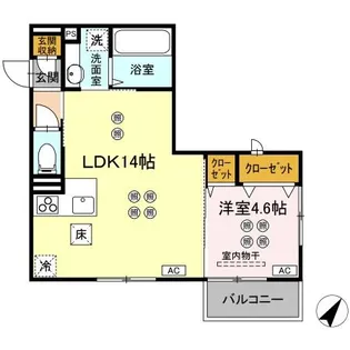 campanella高須【1階】の間取り