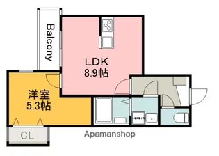 リタリッチ五番館【2階】の間取り