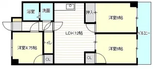 MARIONETTE XIV【801号室号室】の間取り