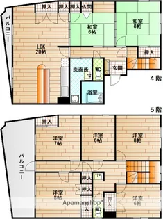 第2金口ビル【4階】の間取り