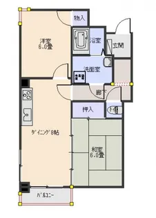 明貴マンション【1001号室】の間取り