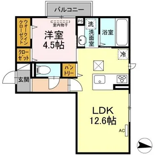 オッツ・K【1階】の間取り
