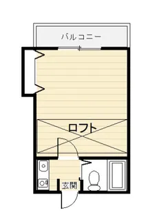 クレスト住吉A棟【205号室号室】の間取り