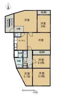 田部ビル【3階】の間取り