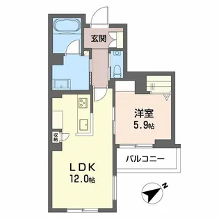 ALLUME【3階】の間取り