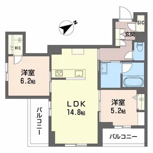 ALLUME【3階】の間取り