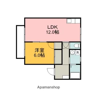 ディアス梶山【2階】の間取り