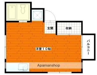 コーポ竹内【202号室】の間取り