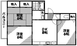コンフォート城山【301号室】の間取り
