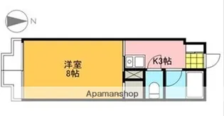 パティオ舟入【4階】の間取り