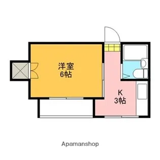 衣笠ビル【4階】の間取り
