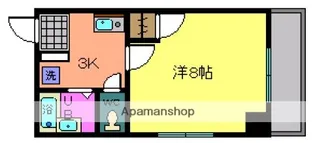 エトワール西村【4階】の間取り