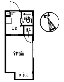 フローラル光南【0101号室】の間取り