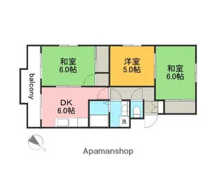 古江グランドハイツ【4階】の間取り