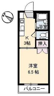 フレグランスY【1階】の間取り