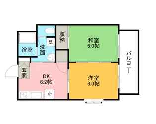 フレグランス高須(4丁目)【1階】の間取り