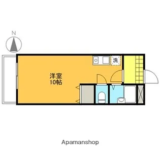 ポム・ド・ピン中央【1階】の間取り