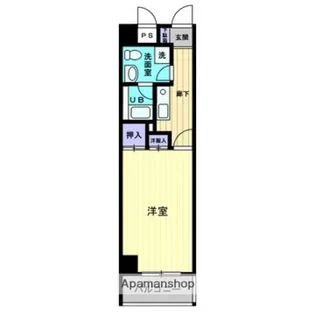 グランドール濱本【4階】の間取り