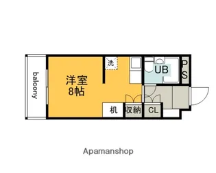 ラポルト旭【3階】の間取り