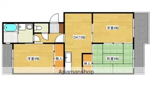 第1ビューハイツ【3階】の間取り