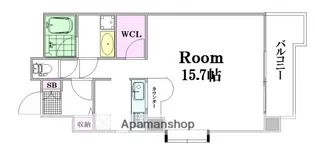ヴェル袋町公園【4階】の間取り
