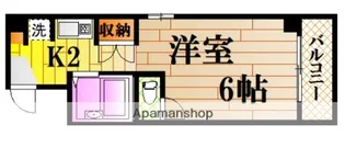 クリエーション中広【2階】の間取り