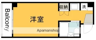 クリエーション中広【4階】の間取り