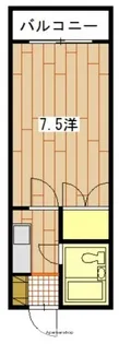 ベルメゾン大芝【311号室】の間取り