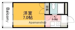パレグレース仁保【1階】の間取り