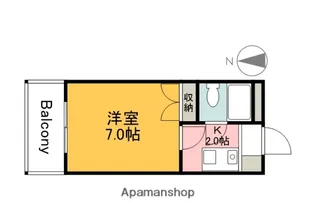 パレグレース仁保【2階】の間取り