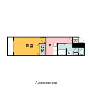 広島県広島市東区牛田新町3丁目【マンション】の間取り