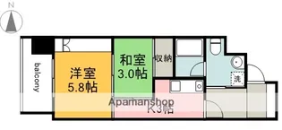 モア・マリオ平和公園【9階】の間取り