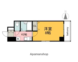 ユアコート舟入【403号室】の間取り