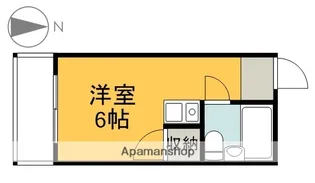 カーサ平野町【3階】の間取り