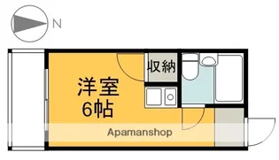 カーサ平野町【4階】の間取り