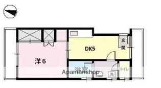 山口ビル【302号室】の間取り