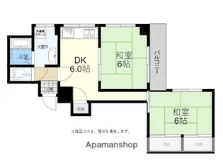 舟入コータース【6階】の間取り