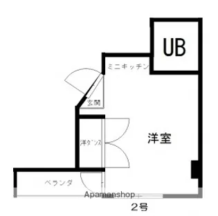 宮田ビル【3階】の間取り