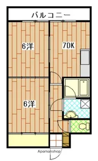 房尾本店三篠ビル【5階】の間取り