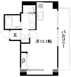 幟町5TH【402号室】の間取り