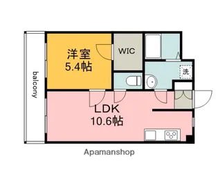 メゾン千田【4階】の間取り