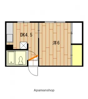 メゾン三篠【2階】の間取り