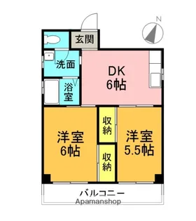 二村ビル【3階】の間取り