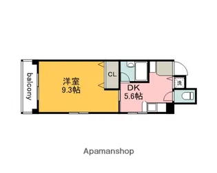 エスコモド16【3階】の間取り