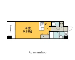 グラビスコート加古町【7階】の間取り
