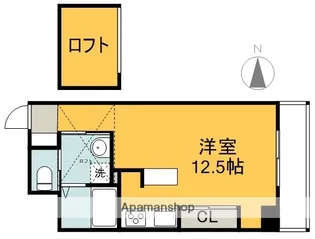 X−SELLヒラモト平和大通り【5階】の間取り