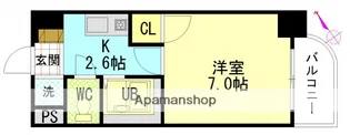 フォルム牛田新町【8階】の間取り