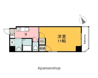 ヒロヨウビル【10階】の間取り
