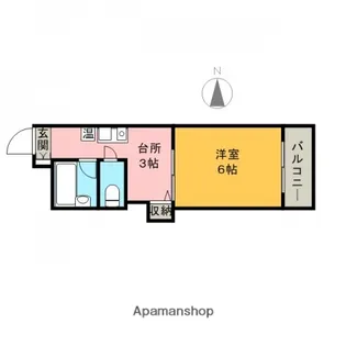 レジデンス東雲【4階】の間取り