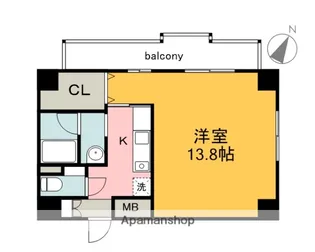 メゾン富士見町【11階】の間取り